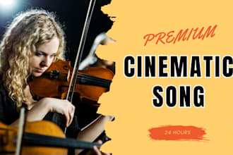 make backing track, instrumental or remake cinematic song