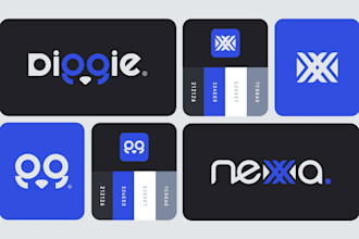 design a creative wordmark, text, font logo