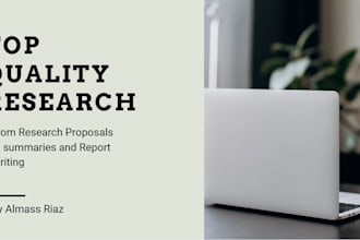 provide quality research and summaries