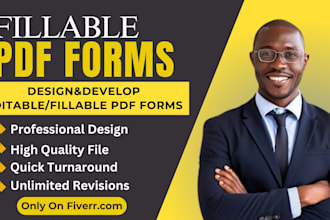 create fillable pdf form or design your pdf form