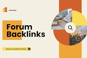 create high quality niche forum backlinks