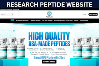 build peptide website research peptide store nutraceutical store peptide store