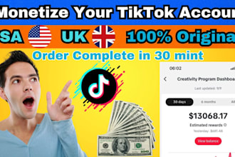 create USA tiktok account, tiktok US account, USA tik tok creativity program