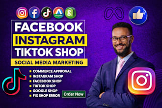 setup and fix tiktok dropshipping tiktok shop and meta shop for shopify dropship
