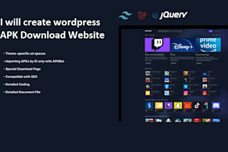 create wordpress apk download website