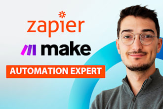 be your zapier and make automations integrations expert