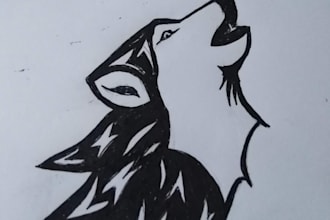 create pen and ink illustrations in my style