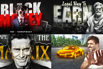 make eye catchy documentary thumbnail for your videos