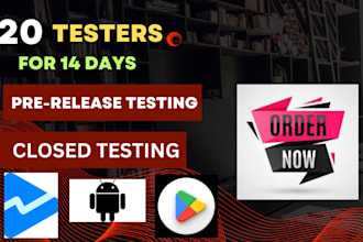 provide 20 testers for play console testing for production
