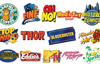make a excellent bootleg logo parody