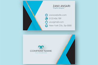 create professional business card and stationary design