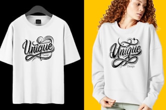 design unique typography t shirt, sweatshirts, and hoodie designs
