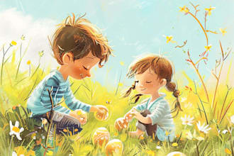 children book illustration ,children book cover