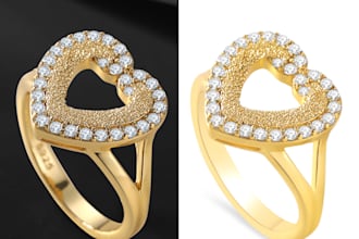 do best quality 3d jewelry image retouching and color change