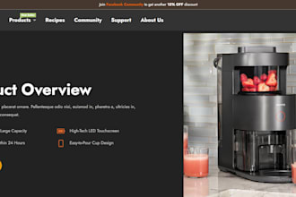 design profitable kitchen appliances shopify store home appliances website