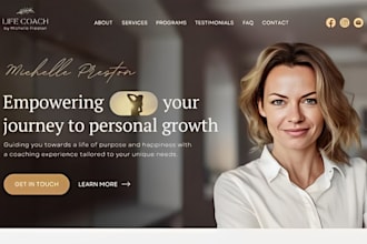 design life coaching website consulting website coaching website therapy website