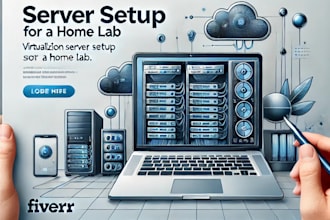 setup proxmox server for you