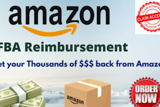 provide expert amazon reimbursement and amazon refund claim your money back