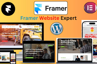 framer website landing page webflow, figma to framer wordpress