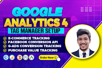 fix and setup google analytics 4 server side,ga4 ecommerce tracking via gtm