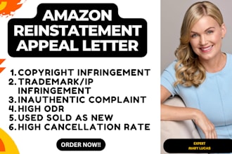 write amazon appeal letter for suspension reinstatement plan of action
