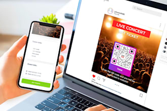 design a qr code based ticketing system for event management