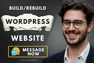 build, design, redesign, clone wordpress website or blog using elementor pro