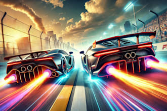 develop car racing game, bike racing game, mobile racing game in unity