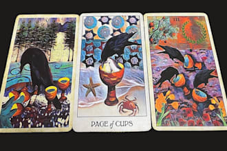 draw custom tarot cards illustration zodiac oracle playing game card design tcg