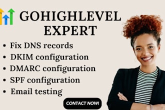 do gohighlevel email deliverability dmarc spf dkim dns records ghl domain issues