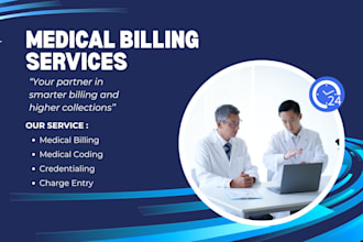 be your professional medical biller for complete rcm and credentialing support