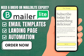mailerlite brevo email template landing page bravo automation marketing expert