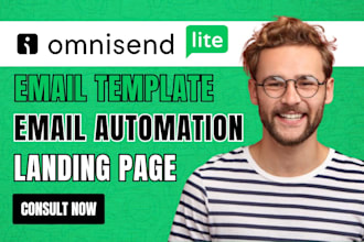 setup omnisend automation omnisend email template design mailerlite landing page