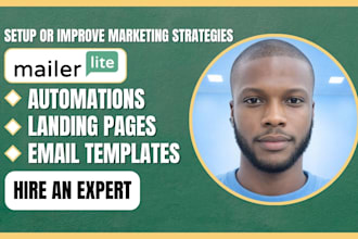 design mailerlite landing page email template newsletter mailerlite automation