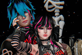 custom vrchat avatar nsfw avatar vrc avatar vr character vtuber 3d vrchat