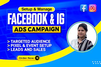 setup and manage your facebook and instagram ads for leads and sales