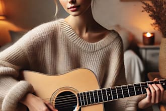 commercial deep velvet mezzo contralto afrobeat edm acoustic guitar lead vocals