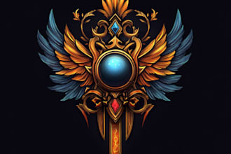 do modern timeless logo design with copyrights