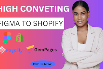 convert figma, psd, xd to high converting shopify or funnelish page