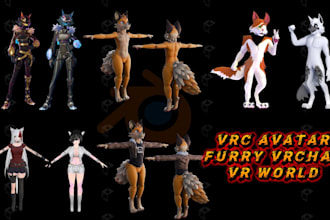 upload vrc avatar, vrchat unity, furry vrc vrchat world, vr game ar vr character