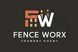 design sustainability genuine fence company logo