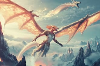 dnd character art, illustration art, commission art