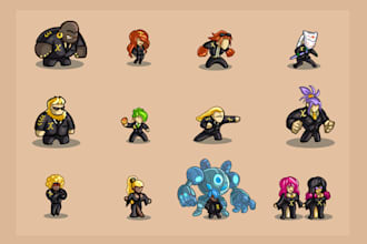 design and animate 2d characters for your indie game