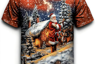 design a exclusive christmas t shirts just for you