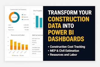 transform your construction project data into powerful, power bi dashboards
