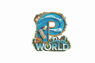design remarkable swimming pool logo for you