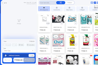 develop ecommerce website with pos system