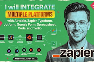 integrate airtable zapier typeform jotform google form spreadsheet coda twilio