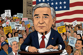 create political and editorial cartoons