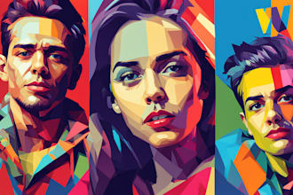 create your photo into awesome wpap pop art